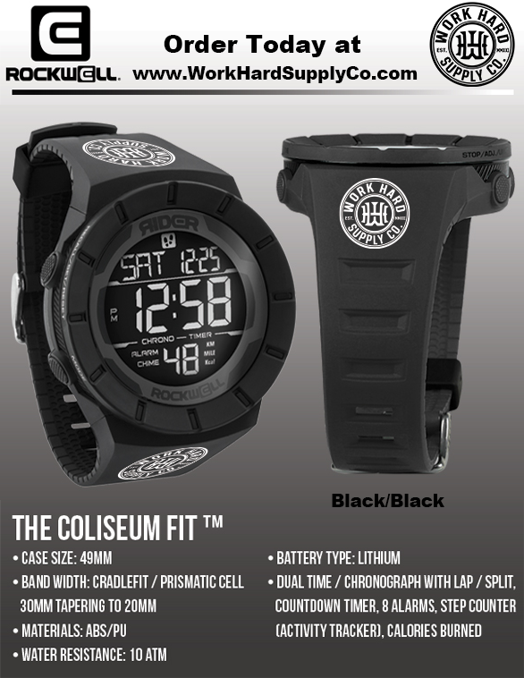 Coliseum Watch Black/Black-Work Hard Supply Co.