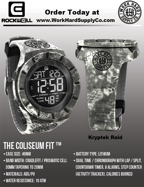 Coliseum Watch Kryptek Raid-Work Hard Supply Co.