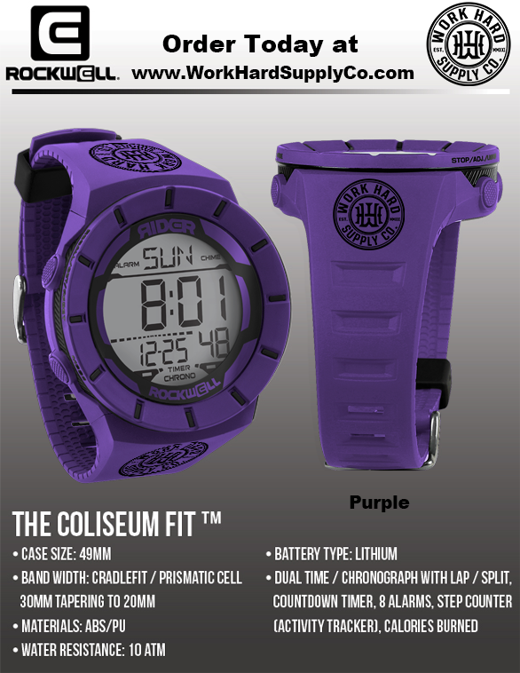 Coliseum Watch Purple-Work Hard Supply Co.