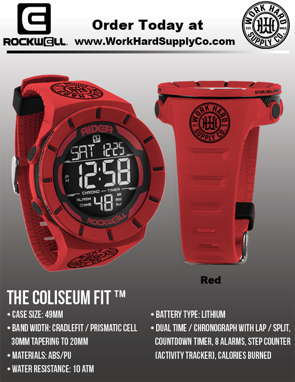 Coliseum Watch Red-Work Hard Supply Co.