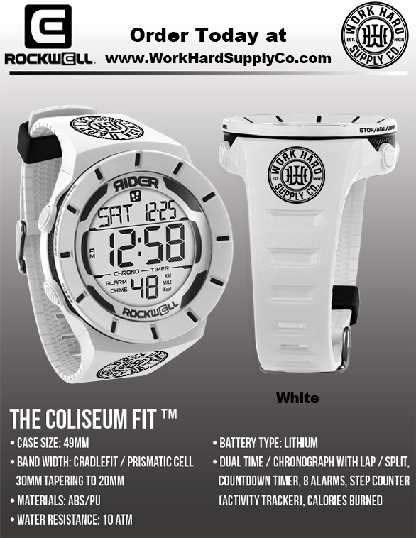 Coliseum Watch White-Work Hard Supply Co.