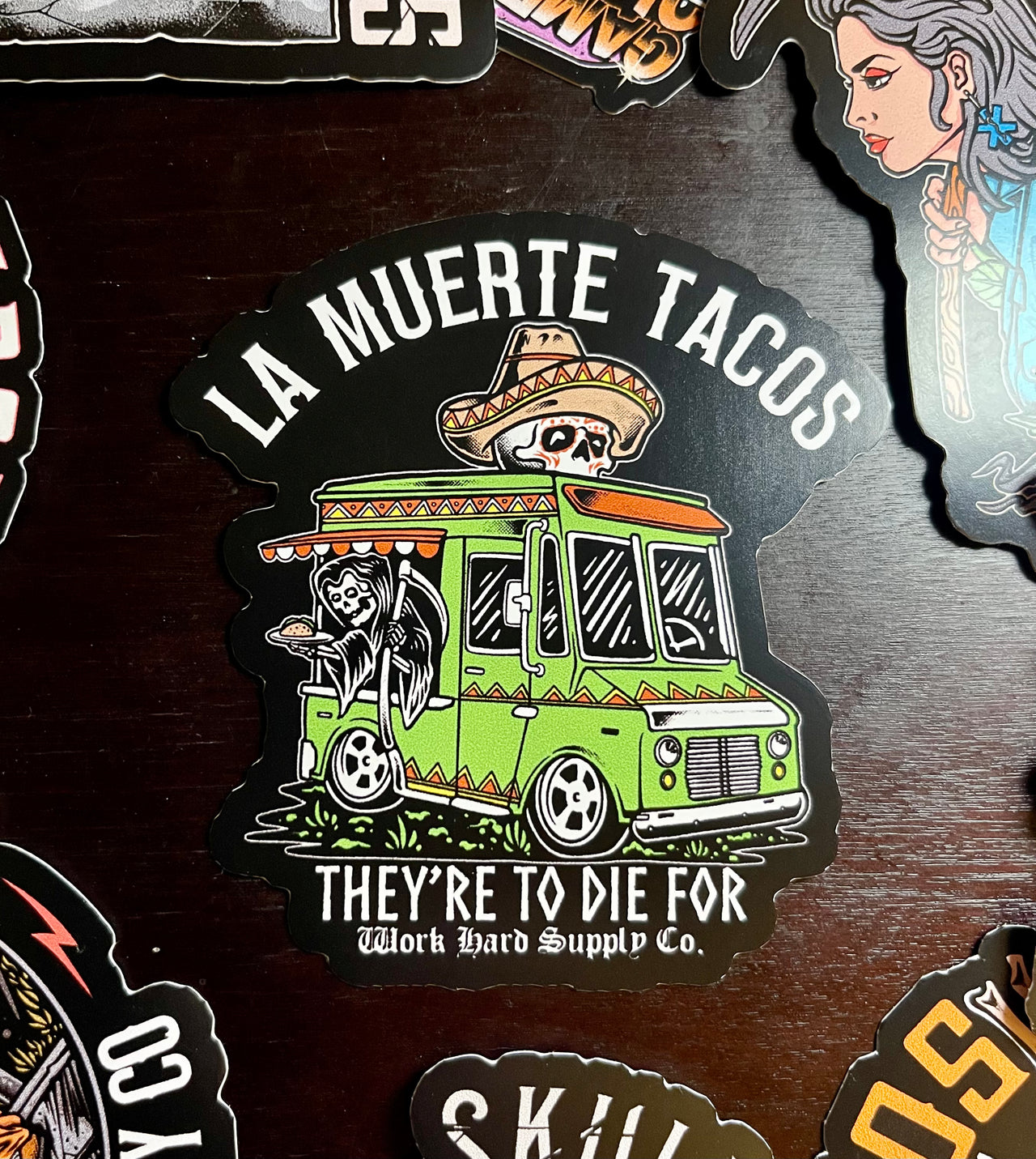 La Muerte Tacos Sticker