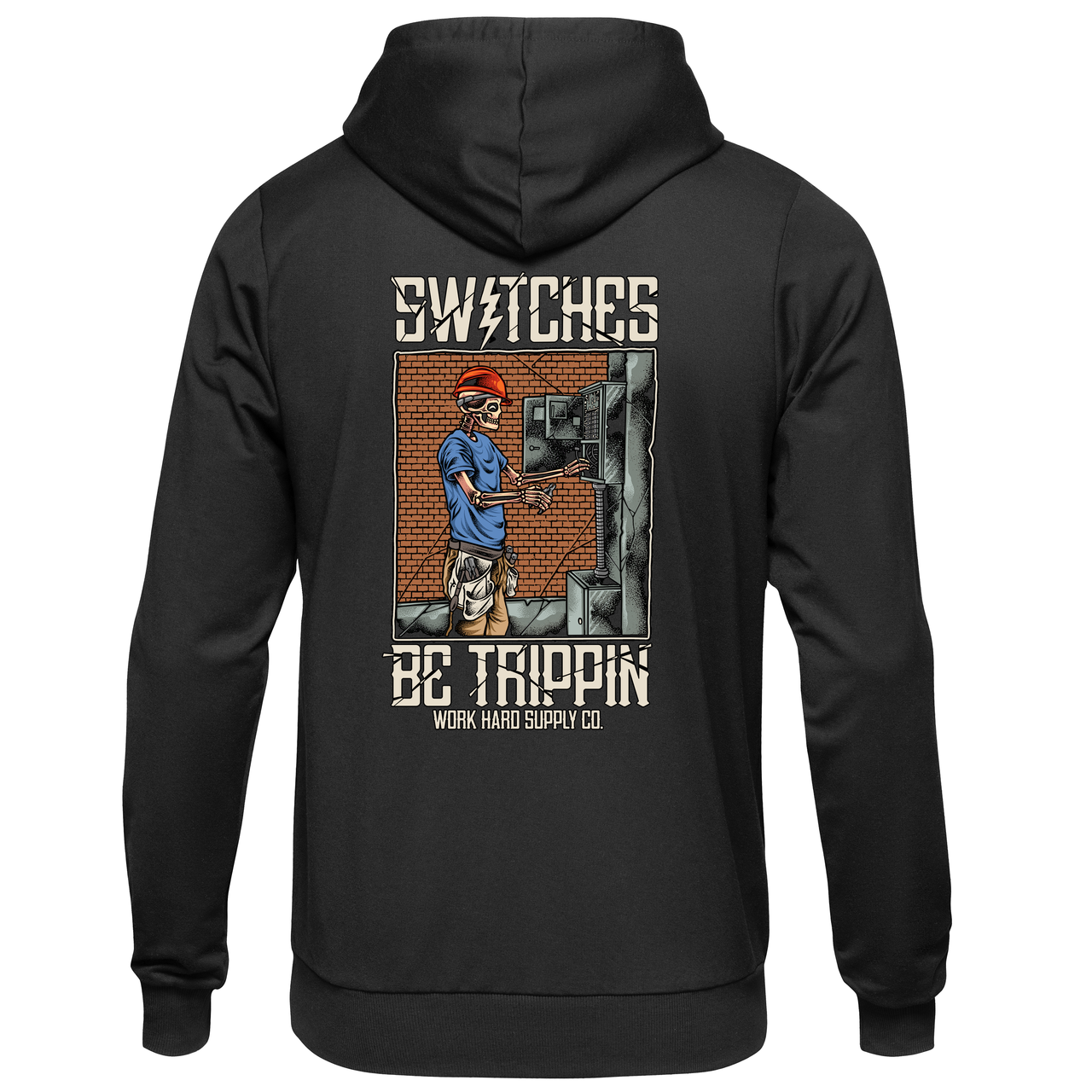 Switches Be Trippin Hoodie-Work Hard Supply Co.