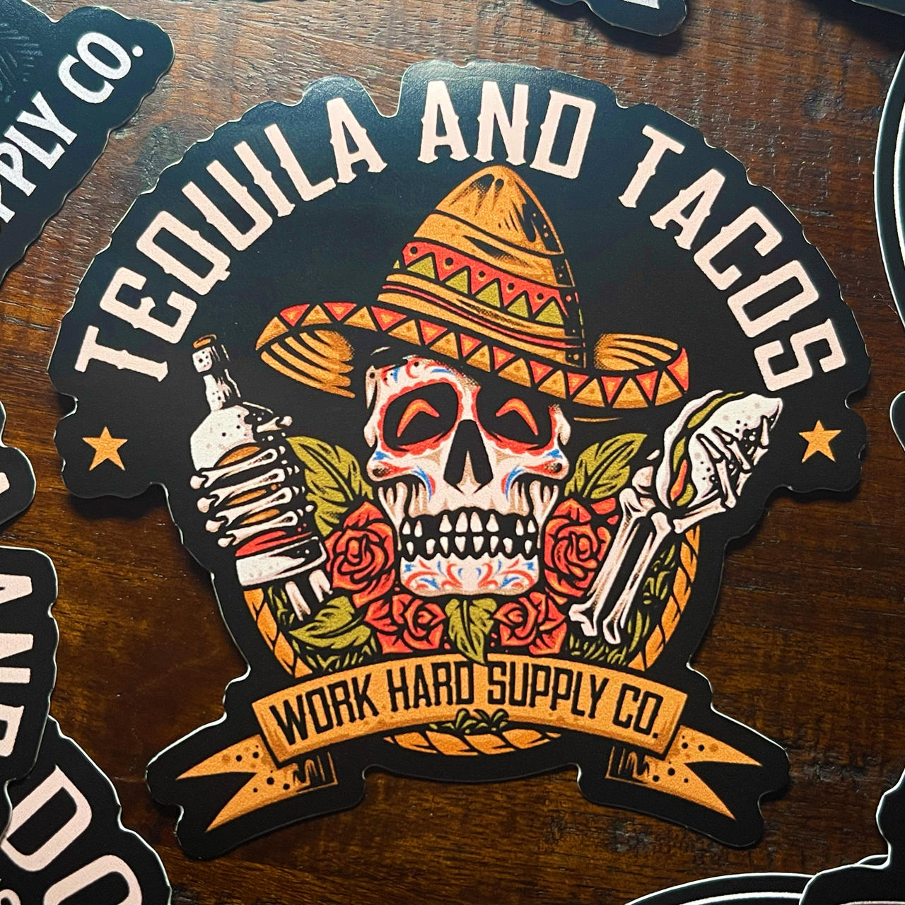 Tequila And Tacos Sticker