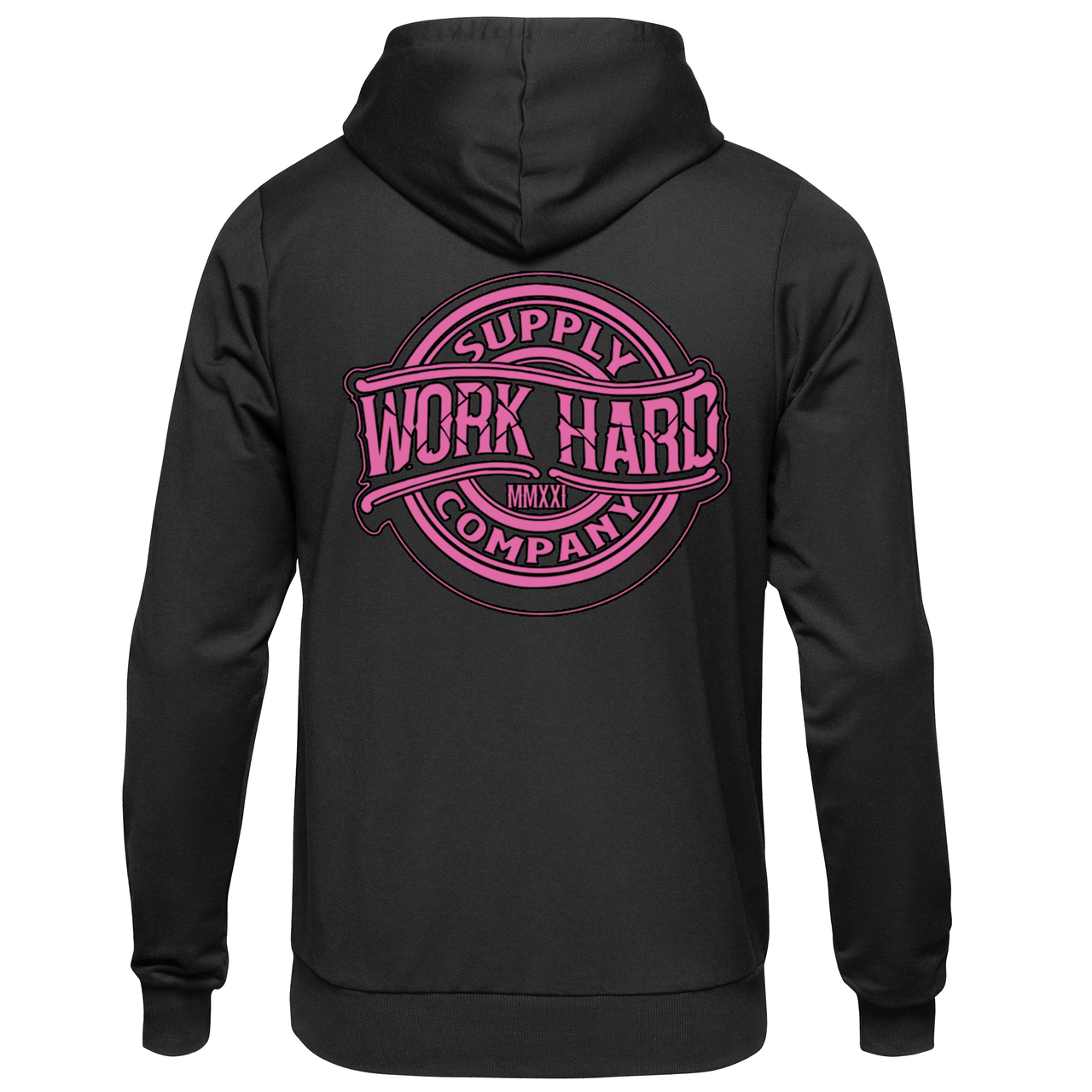 Work Hard Supply Co. Hoodie - Pink