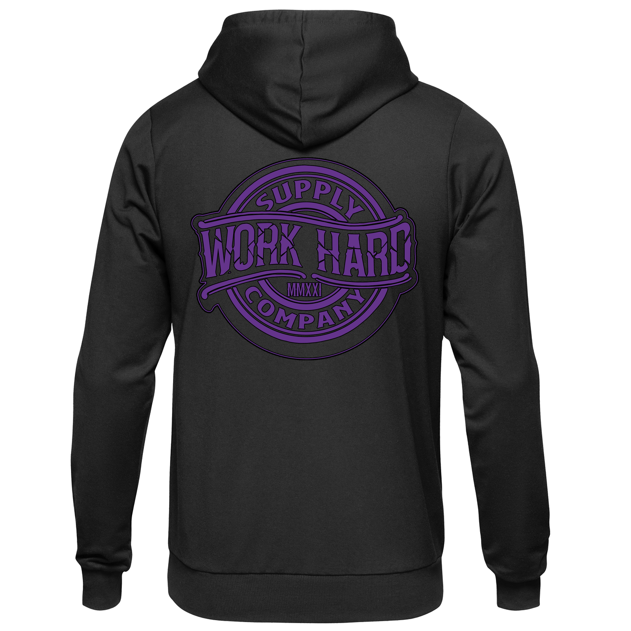 Work Hard Supply Co. Hoodie - Purple